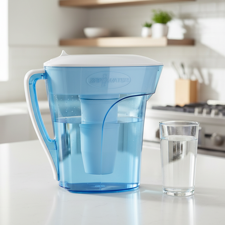 zerowater surahi Kitchen Counter Lifestyle