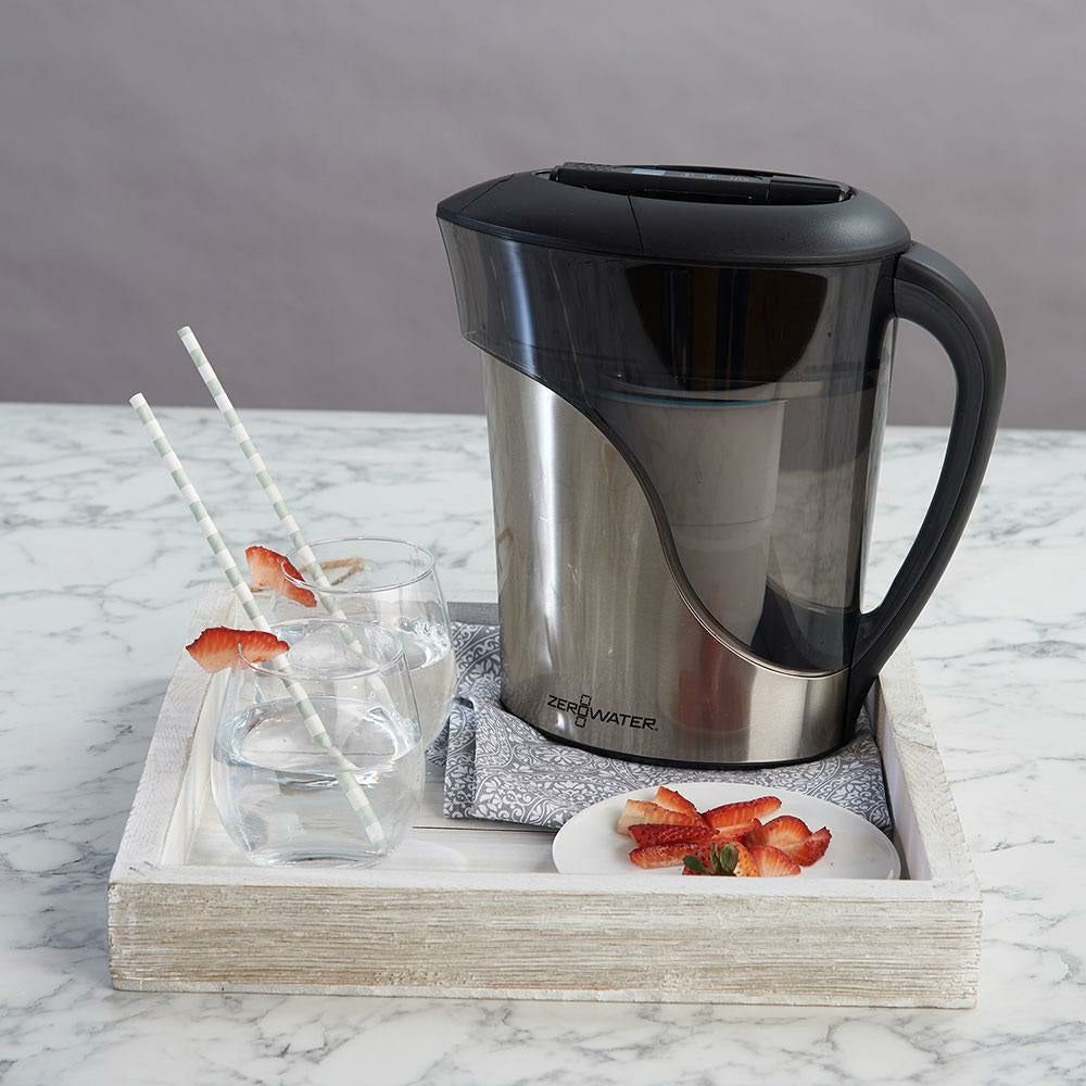ZeroWater Filtreli Su Arıtmalı Sürahi Inox - ZeroWater Türkiye